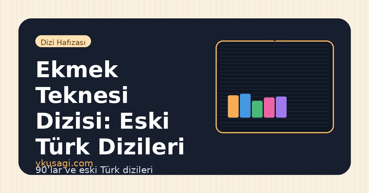 Ekmek Teknesi Dizisi: Eski Türk Dizileri Hafızasında Yeri