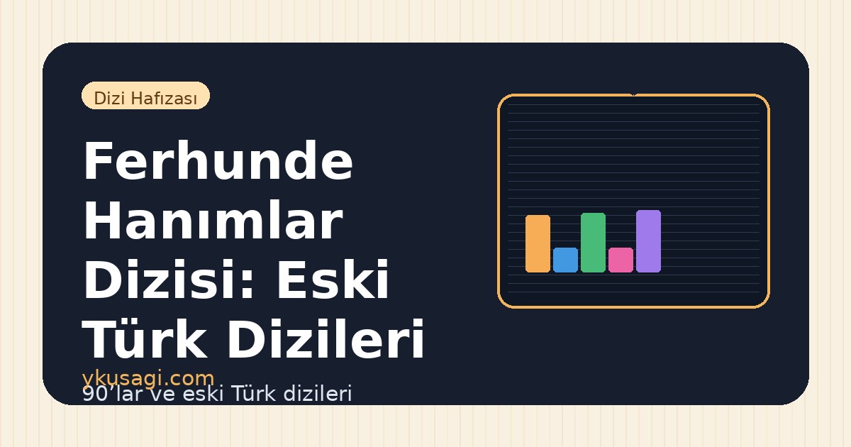 Ferhunde Hanımlar Dizisi: Eski Türk Dizileri Hafızasında Yeri