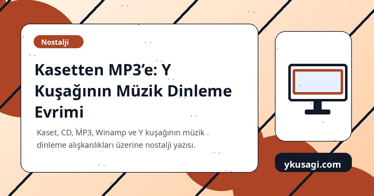 Kasetten MP3’e: Y Kuşağının Müzik Dinleme Evrimi
