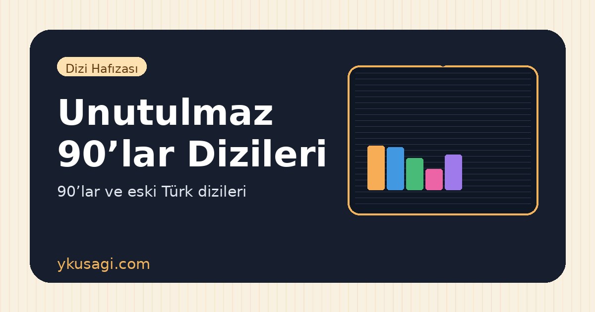 Unutulmaz 90’lar Dizileri